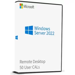 Windows Server 2022 Remote Desktop Services 50 USER Connections license Key