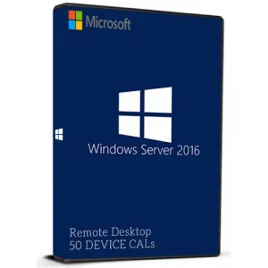Windows Server 2016 Remote Desktop Services 50 DEVICE Connections Key